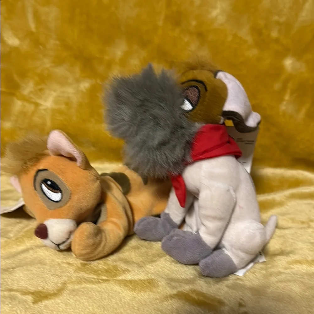 Disney Oliver and Company Small Pet Plush Toys